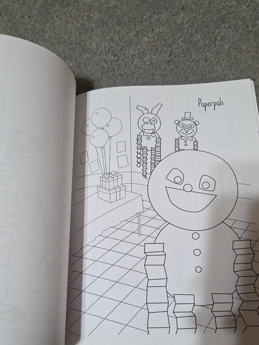 Fnaf Coloring Book Set -five Nights At Freddys